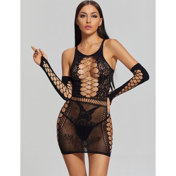 fishnet bodycon